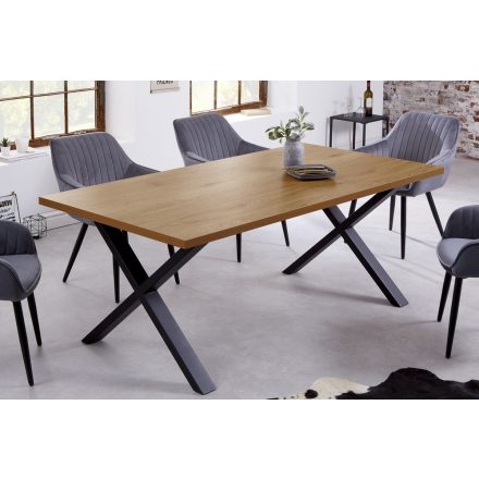 Design étkezőasztal Giuliana X 180 cm tölgy