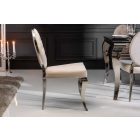 Design szék Rococo II bézs bársony