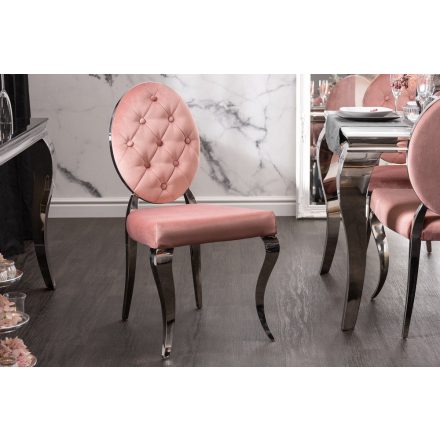 Design szék Rococo II rózsaszín 
