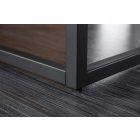 Kerámia dohányzóasztal Sloane 100 cm fehér márvány