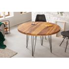 Design kerek étkezőasztal Elegant 120 cm Sheesham