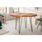 Design kerek étkezőasztal Elegant 120 cm Sheesham