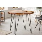 Design kerek étkezőasztal Elegant 80 cm Sheesham