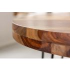Design kerek étkezőasztal Elegant 80 cm Sheesham