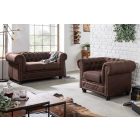 Design fotel Chesterfield II antik barna