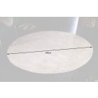 Design kerek szőnyeg Rowan 150 cm bézs 