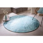Design kerek szőnyeg Rowan 150 cm türkiz-bézs