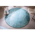 Design kerek szőnyeg Rowan 150 cm türkiz-bézs