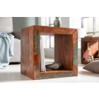 Design kisasztal Jacktar 45 cm újrahasznosított fa 