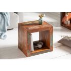 Design kisasztal Jacktar 45 cm újrahasznosított fa 