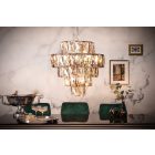 Design csillár Gadiel 50 cm szürke