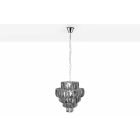 Design csillár Gadiel 50 cm szürke