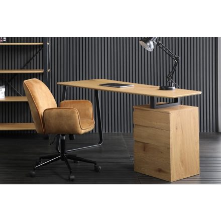 Design íróasztal Kiana 160 cm tölgy minta 