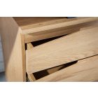 Design íróasztal Kiana 160 cm tölgy minta 