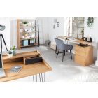 Design íróasztal Kiana II 110 cm tölgy mintázatú 