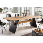 Design étkezőasztal Galeno 200 cm vad tölgy