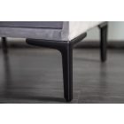 Design éjjeliszekrény Gallia ezüstszürke 