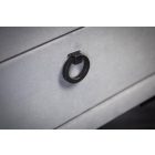 Design éjjeliszekrény Gallia ezüstszürke 