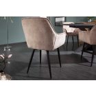 Design szék Garold pezsgő bársony 