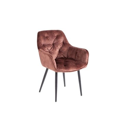 Design szék Garold barna bársony