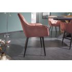 Design szék Garold barna bársony