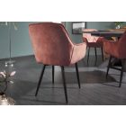 Design szék Garold barna bársony