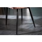 Design szék Garold barna bársony