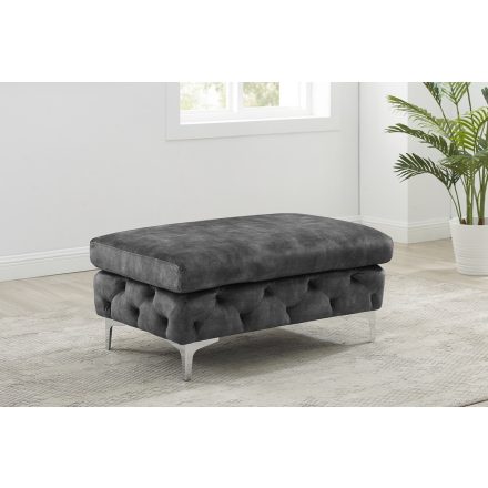 Design puff Rococo sötétszürke 