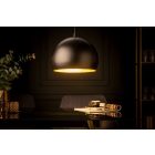 Design függőlámpa Colt 30 cm arany levelek fekete