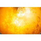 Design függőlámpa Colt 30 cm arany levelek fekete