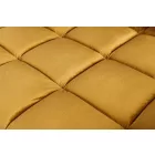 Design ülőgarnitúra Adan 225 cm mustársárga bársony