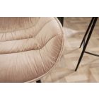 Design bárszék Kiara pezsgő bársony 