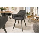 Stílusos étkezőszék Francesca antracit 