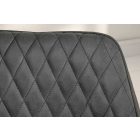 Stílusos étkezőszék Francesca antracit 