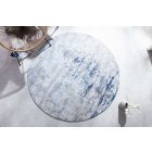 Design kerek szőnyeg Rowan 150 cm bézs-kék