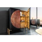 Design komód Fernanda 120 cm fekete mangó