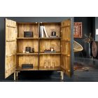 Design komód Fernanda 120 cm fekete mangó