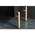 Design komód Fernanda 120 cm fekete mangó