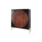 Design komód Fernanda 120 cm fekete mangó