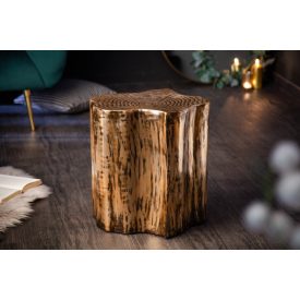 Design kisasztal Malia Organic arany