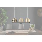 Stílusos függőlámpa Giovani 3 arany 