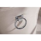 Design szék Queen len bézs 