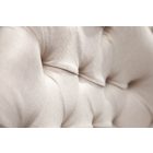 Design szék Queen len bézs 