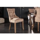 Design szék Queen bársony kávé