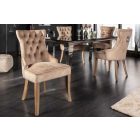 Design szék Queen bársony kávé