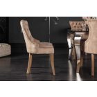 Design szék Queen bársony kávé