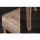 Design szék Queen bársony kávé