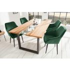 Stílusos szék Esmeralda zöld