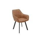 Stílusos étkezőszék Francesca világosbarna