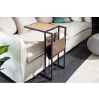 Design asztal laptophoz tárolóhellyel Giuliana 48 cm tölgy utánzata